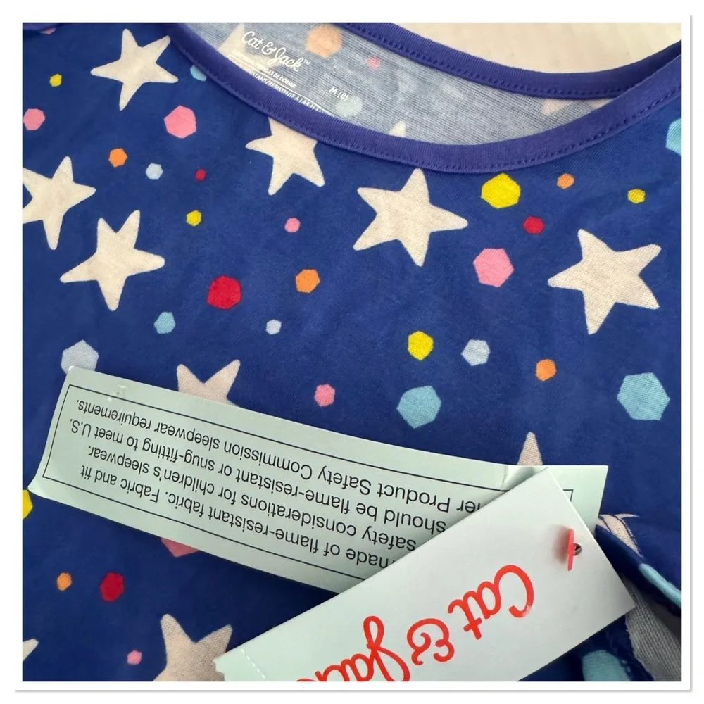 Girls Short Sleeve Night Gown Cat & Jack